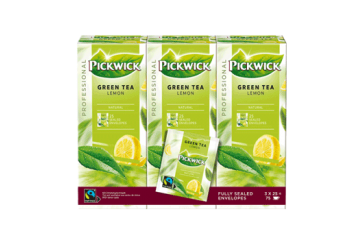 Pickwick Groene Thee Lemon - 3 x 25 zakjes