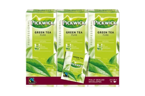 Pickwick Groene Thee Pure - 3 x 25 zakjes