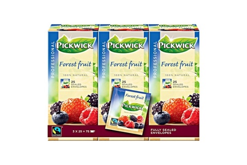 Pickwick Bosvruchten Thee - 3 x 25 Zakjes