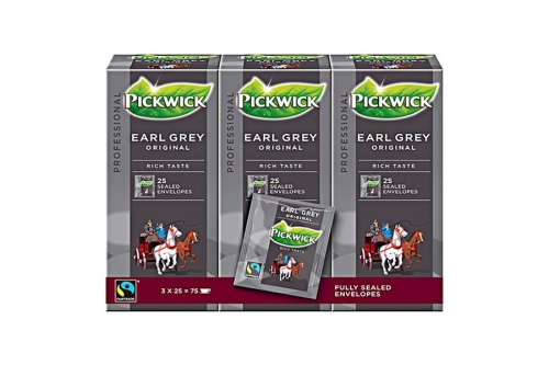 Pickwick Earl Grey Thee - 3 x 25 Zakjes