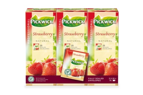 Pickwick Aardbeien - 3 x 25 zakjes