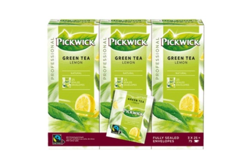 Pickwick Groene Thee Lemon - 3 x 25 zakjes