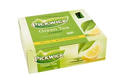 Pickwick Groene Thee Original Lemon - 100 zakjes
